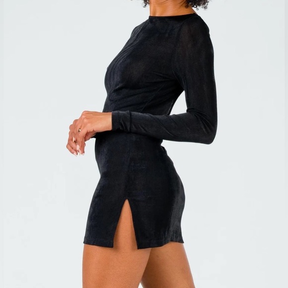 Montana Mini Black Dress Princess Polly - Picture 2 of 4